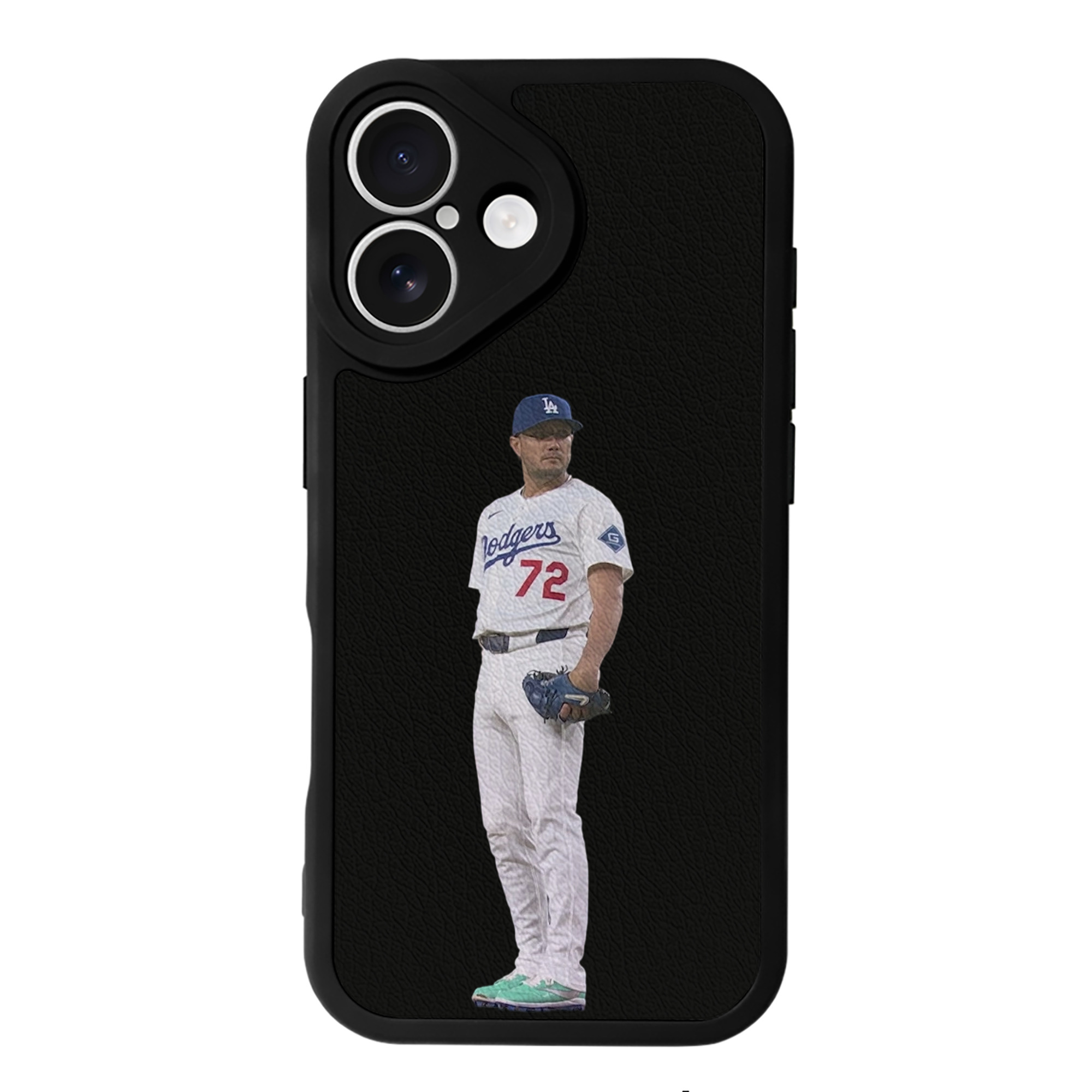  IPhone 16 Silicone Leather Case – UV Print, Lambskin Texture – Perfect Fit, Wireless Charging Compatible, Scratch Resistant, Precise Cutouts – Stylish Protection For IPhone 16